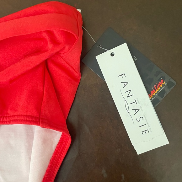 NWT Red Fantasies swim bottom - Picture 2 of 3